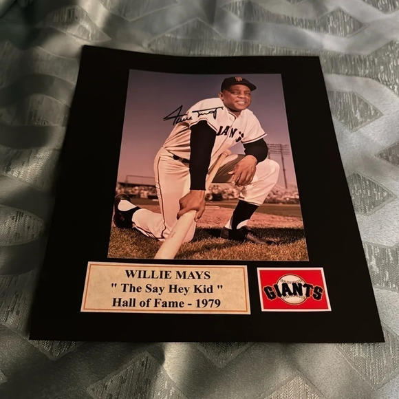 San Francisco Giants  Willie Mays signed 8x10 photo - Picture 1 of 1